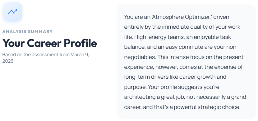 Career profile insight 1